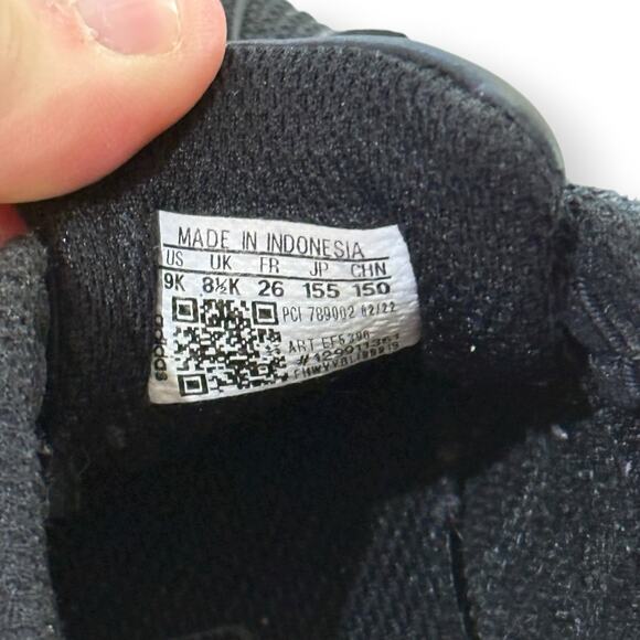 Adidas Superstar I Toddlers Shoes Core Black-Cloud White Size 9k - Picture 7 of 8